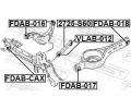 FEBEST Uloen dicho mechanismu FBS FDAB-016, FDAB-016