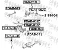 FEBEST Uloen dicho mechanismu FBS FDAB-034, FDAB-034