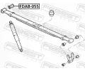 FEBEST Ložiskové pouzdro listové pružiny FBS FDAB-055, FDAB-055
