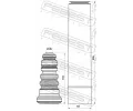 FEBEST Ochrann sada tlumie provn proti prachu FBS FDSHB-FOCIIR-KIT, FDSHB-FOCIIR-KIT