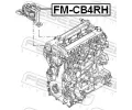 FEBEST Zav�en� motoru FBS FM-CB4RH, FM-CB4RH