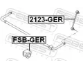FEBEST Držák příčného stabilizátoru FBS FSB-GER, FSB-GER