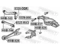 FEBEST Uloen dicho mechanismu FBS HAB-028, HAB-028