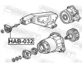 FEBEST Uložení diferenciálu FBS HAB-032, HAB-032