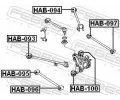 FEBEST Uloen dicho mechanismu FBS HAB-093, HAB-093