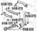 FEBEST Uloen dicho mechanismu FBS HAB-101, HAB-101
