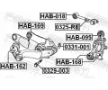 FEBEST Uloen dicho mechanismu FBS HAB-169, HAB-169