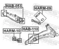 FEBEST Uloen dicho mechanismu FBS HARM-09, HARM-09