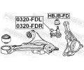 FEBEST Maneta, podpora/kloub FBS HBJB-FD, HBJB-FD