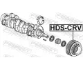 FEBEST Řemenice klikového hřídele FBS HDS-CRV, HDS-CRV