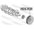 FEBEST �emenice klikov�ho h��dele FBS HDS-R20, HDS-R20