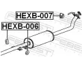 FEBEST Montn sada vfukovho systmu FBS HEXB-007, HEXB-007