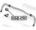 FEBEST Drk pnho stabiliztoru FBS HSB-058, HSB-058