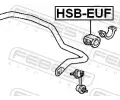 FEBEST Drk pnho stabiliztoru FBS HSB-EUF, HSB-EUF