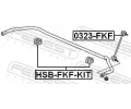 FEBEST Sada na opravu uloen stabiliztoru FBS HSB-FKF-KIT, HSB-FKF-KIT