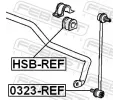 FEBEST Drk pnho stabiliztoru FBS HSB-REF, HSB-REF