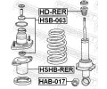 FEBEST Ochrann vko / prachovka tlumie FBS HSHB-RER, HSHB-RER