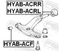 FEBEST Uloen dicho mechanismu FBS HYAB-ACF, HYAB-ACF