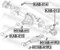 FEBEST Uloen dicho mechanismu FBS HYAB-H1, HYAB-H1