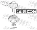 FEBEST Sada na opravu hlavy pnho thla zen FBS HYBJB-ACC, HYBJB-ACC