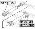FEBEST Loisko stednho loiska kloubovho hdele FBS HYCB-TUC, HYCB-TUC