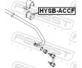 FEBEST Držák příčného stabilizátoru FBS HYSB-ACCF, HYSB-ACCF