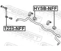 FEBEST Drk pnho stabiliztoru FBS HYSB-NFF, HYSB-NFF
