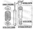 FEBEST Miska pruiny FBS HYSI-CN7LOWR, HYSI-CN7LOWR
