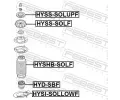 FEBEST Miska pruiny FBS HYSI-SOLLOWF, HYSI-SOLLOWF