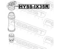 FEBEST Loisko uloen tlumie FBS HYSS-IX35R, HYSS-IX35R