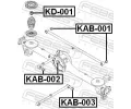 FEBEST Uložení řídicího mechanismu FBS KAB-002, KAB-002