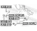 FEBEST Uloen dicho mechanismu FBS KAB-015, KAB-015