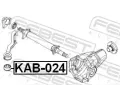 FEBEST Uloen diferencilu FBS KAB-024, KAB-024