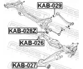 FEBEST Uloen dicho mechanismu FBS KAB-027, KAB-027