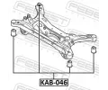 FEBEST Zaven tla npravy FBS KAB-046, KAB-046