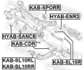 FEBEST Uloen dicho mechanismu FBS KAB-SL10RL, KAB-SL10RL