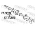 FEBEST Loisko hnacho hdele FBS KIT-GGN15, KIT-GGN15