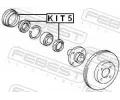FEBEST Tsnic krouek nboje kola FBS KIT5, KIT5