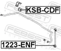 FEBEST Dr��k p���n�ho stabiliz�toru FBS KSB-CDF, KSB-CDF