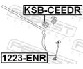 FEBEST Drk pnho stabiliztoru FBS KSB-CEEDR, KSB-CEEDR