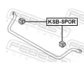 FEBEST Drk pnho stabiliztoru FBS KSB-SPOR, KSB-SPOR