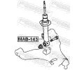 FEBEST Pouzdro tlumie FBS MAB-143, MAB-143