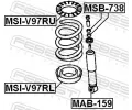 FEBEST Pouzdro tlumie FBS MAB-159, MAB-159