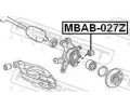 FEBEST Uloen dicho mechanismu FBS MBAB-027Z, MBAB-027Z