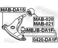 FEBEST Maneta, podpora/kloub FBS MBJB-DA1F, MBJB-DA1F