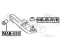 FEBEST Maneta, podpora/kloub FBS MBJB-RVR, MBJB-RVR