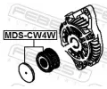 FEBEST emenice alterntoru FBS MDS-CW4W, MDS-CW4W