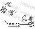 FEBEST Zavěšení motoru FBS MM-02, MM-02