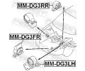 FEBEST Zavěšení motoru FBS MM-DG3RR, MM-DG3RR