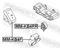 FEBEST Zaven motoru FBS MM-KB4RR, MM-KB4RR